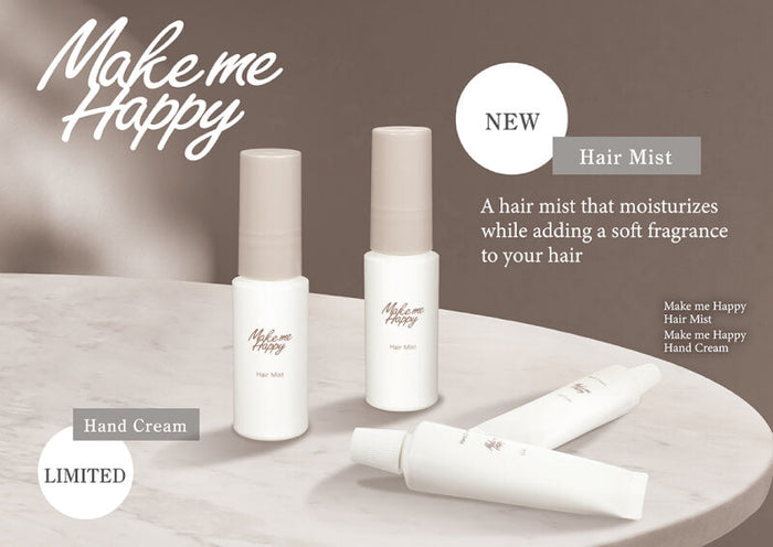 Make me Happy ♡ New x A hair mist that moisturizes while adding a soft fragrance to your hair  